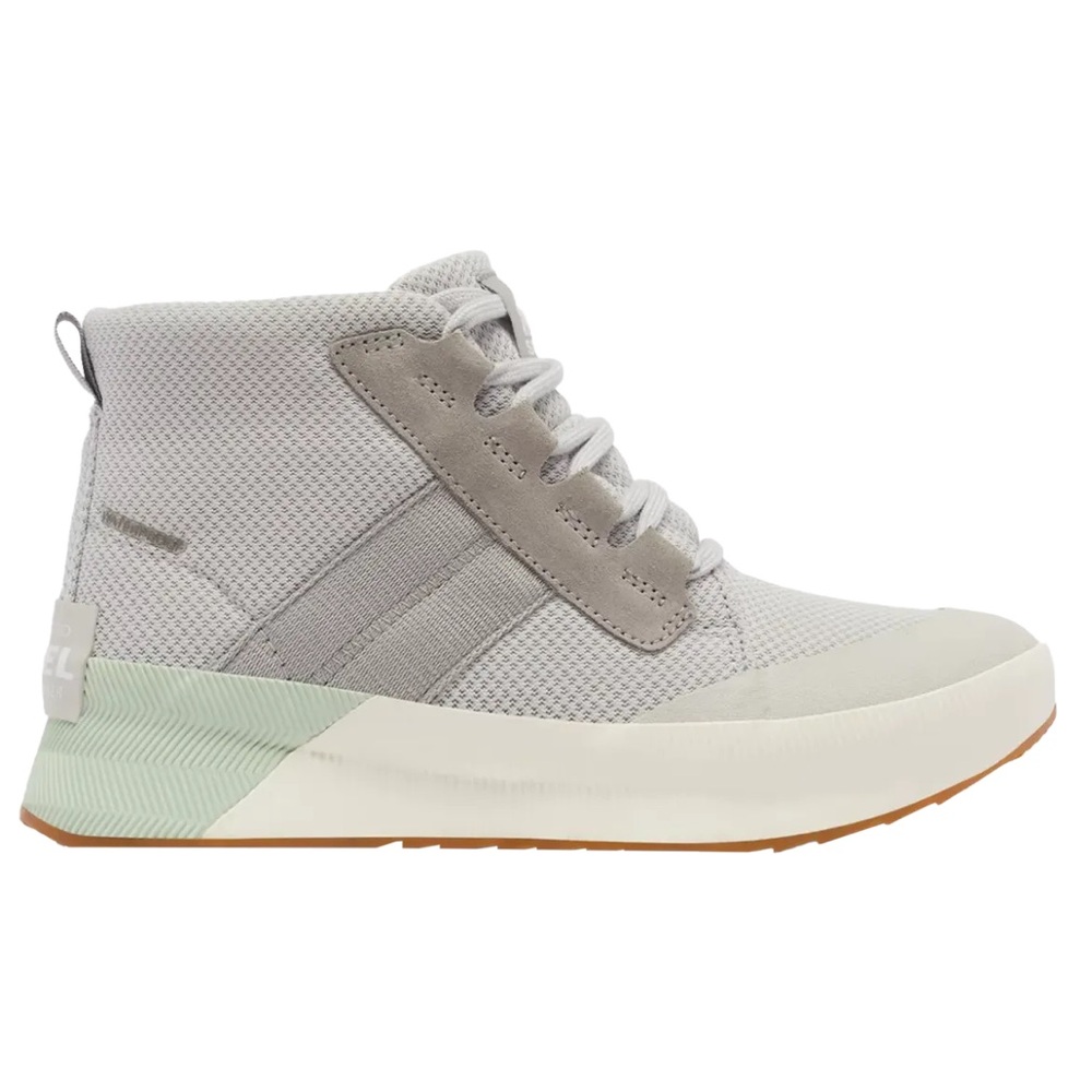 Sorel Green and Gray High-Top Sneakers